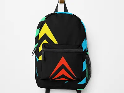 Letter A Backpack graphic