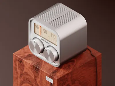 HiFi Tuner remastered app icon 3d blender icon ios