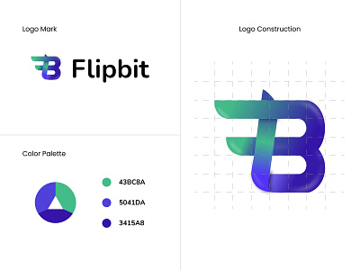 Flipbit logo design for fitness accessories company 3d 3d logo 3d logo design branding creative design fitness brand logo design flipbit flipbit logo design flipbit logo design for graphic design logo logo design vector