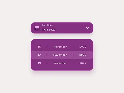 Date Picker app dailyui design graphic design illustration ui ux vector