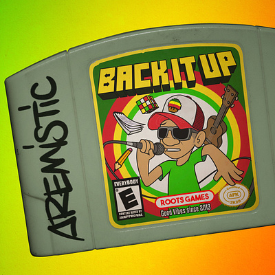 Ameristic - Back It Up (Cover Art) illustration music tahiti