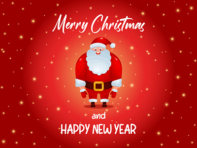 Christmas card, Santa claus animation character creation christmas cute santa design illustration new year santa santa character santa claus set style illustration