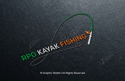 RPO KAYAK FISHING #1 branding design graphic design graphicwallet illustration logo typography ui ux vector