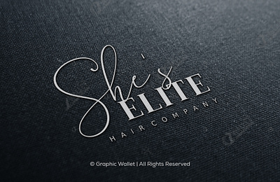 She's Elite Hair #2 branding design graphic design graphicwallet illustration logo typography ui ux vector