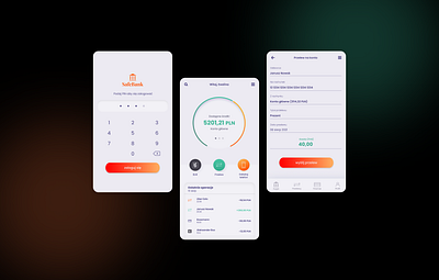 SafeBank app android bank banking design fintech ios mobile payment ui ux