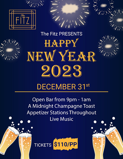 New Year Flyer branding design flyer graphic design illustration new year vector