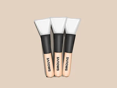 SMOUVE Mask Spatulas beauty tools branding digital illustration illustration mask spatulas product realist realistic drawing realistic illustration skincare skincare tools smouve spatulas tools