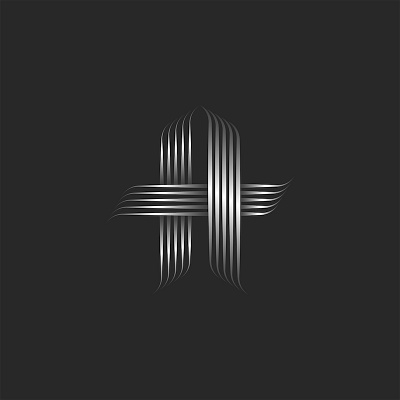 Letter A design branding calligraphy design first letter gothic style letter a letter design letter logo letter monogram line art lines logo logo a logo design metallic gradient monogram a parallel lines silver color typography vector