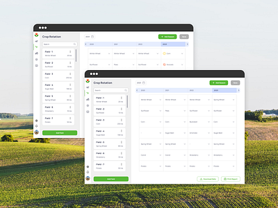 Crop Rotation figma ui ux