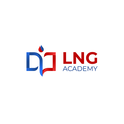 LNG Academy Logo Concept branding design graphic design logo minimalist modern vector