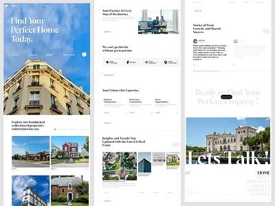 Bumi - Property Agency Landing Page agency clean clean ui landing page minimal minimalist design properties properties agency property agency ui uiux ux web design