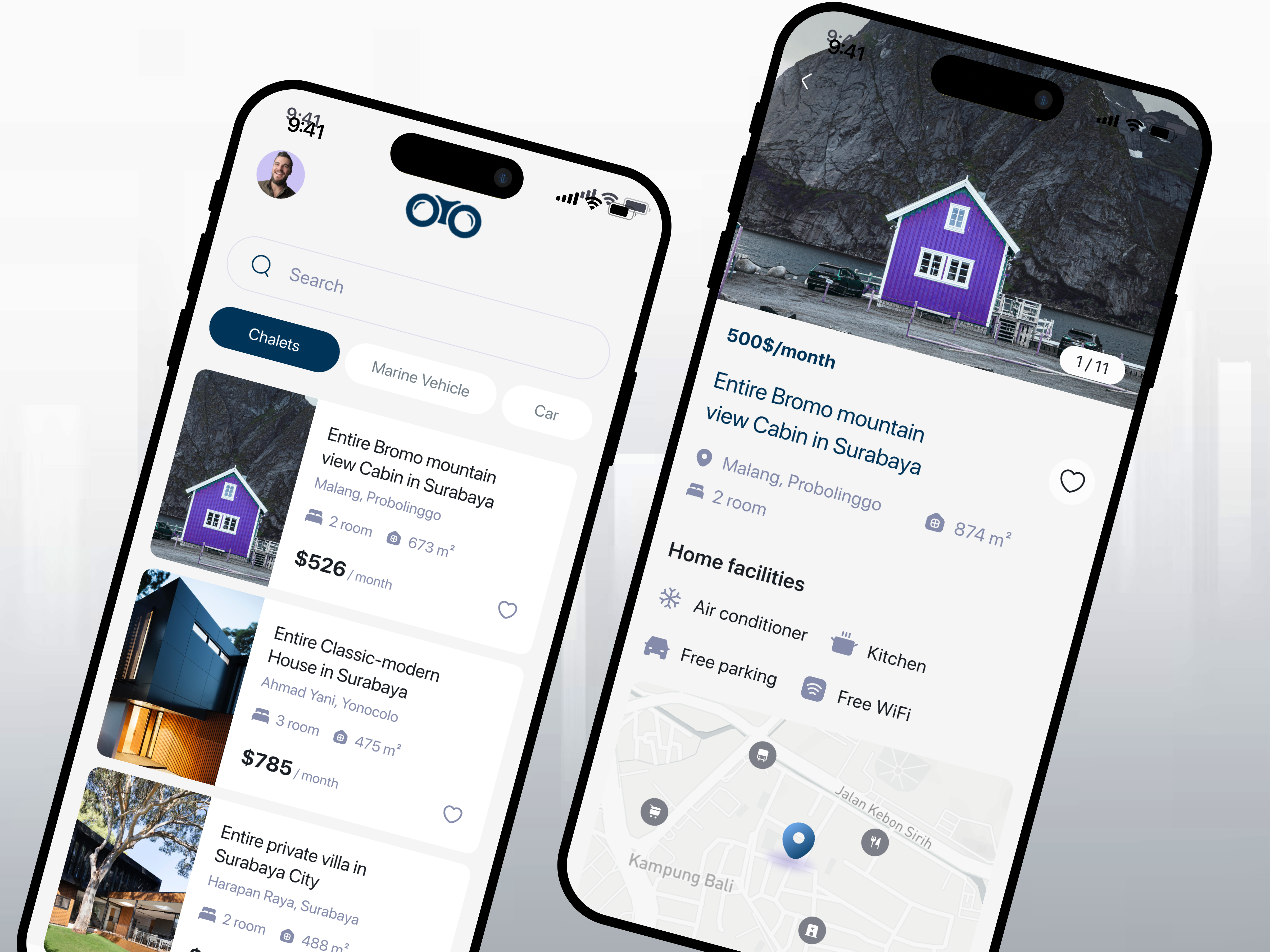 Example of Modern Mobile App UI/UX Design