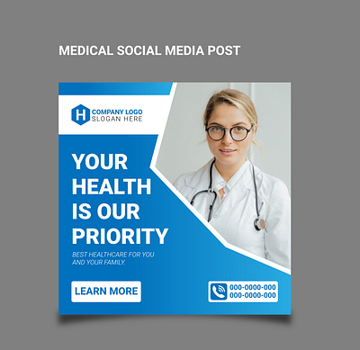 Medical Social Media Post Design advertising banner design facebook banner facebook post health banner instagram banner instagram post instagram post design medical banner medical social media post social media post design web banner