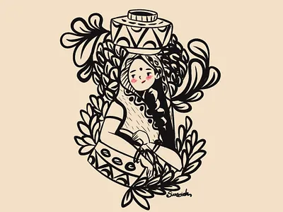 inktober character series 1 ch character desing design digital drawing illustration