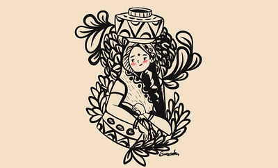 inktober character series 1 ch character desing design digital drawing illustration