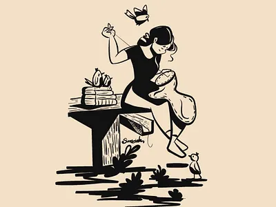 inktober character series 2 character desing design digital drawing illustration vector