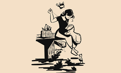 inktober character series 2 character desing design digital drawing illustration vector