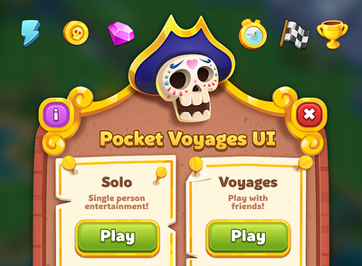 Pocket Voyages - UI game ui