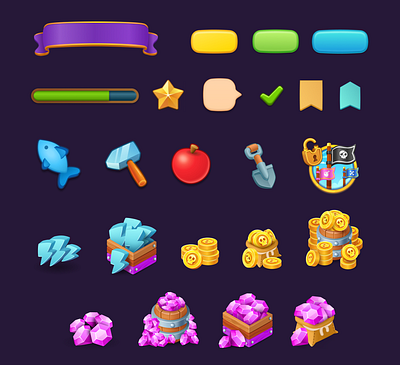 Pocket Voyages - UI Icons game ui