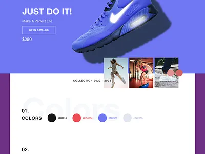 E-commerce Sport Web Site design ilustration site ui uiux design web design webdesign