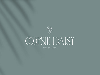 Oopsie Daisy - Logo design 🌼 beauty boutique of flowers brand branding design florist flower flower boutique flower shop flower shop logo flowers graphic design graphic designer lightness logo logo design logo designer minimalism tenderness