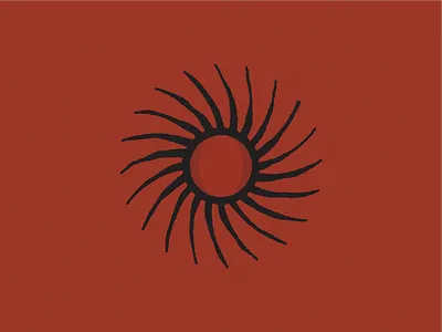 Vengeance Sun alexandria brewing company beer brew brewery brewing draft beer halftone red red sun sun sun shine sunny vengeance