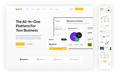 Perito | Website Software figma software ui web design website