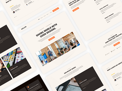 Gollen Studio | Agency agency figma landing page web design website