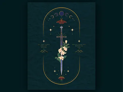Lord of the Rings Tribute | Redux illustration lotr the lord of the rings vector
