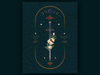 Lord of the Rings Tribute | Redux illustration lotr the lord of the rings vector