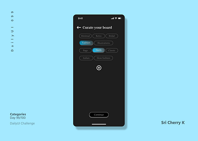 DailyUI 99 - Categories app categories dailyui dailyui99 design product design ui ux