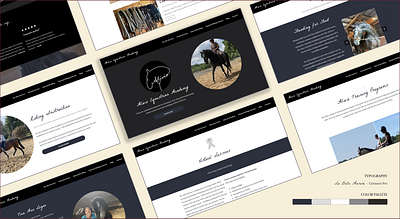 Alivio Equestrian Academy brand design strategic planning uxui research web design wordpress redesign