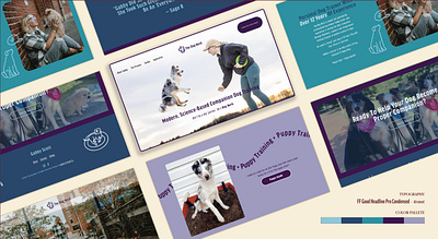 The Dog Nerd brand design branding logo design web design