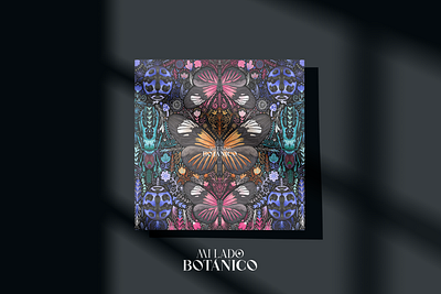 Jardín de mariposas bug butterfly drawing illustration paint procreate