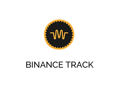 Binance Track app icon app logo blockchain branding design crypto crypto logo illustration logo tech logo