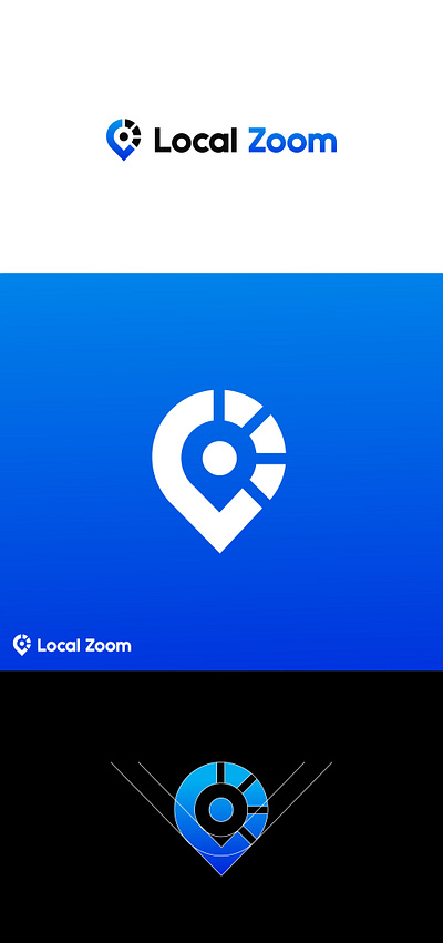 Logo For An CEO Company Called (Local Zoom) 3d branding branding design corporate design creative design creative logo design designpark14 graphic design illustration logo logo design logos logotype minimalist minimalist logo vector visual identity
