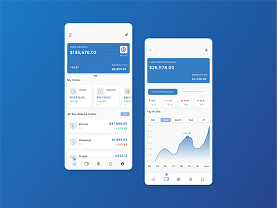 Crypto Mobile App UI - Basemon app ui crypto app ui