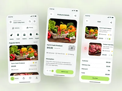 Grocery Shopping App app design delivery delivery app e commerce ecommerce ecommerce app food food delivery groceries groceries shopping grocery app groceryapp grosery store mobile app online grocery store app supermarket ui ux vegetable app