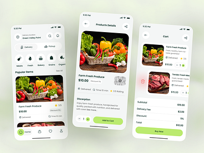 Grocery Shopping App app design delivery delivery app e commerce ecommerce ecommerce app food food delivery groceries groceries shopping grocery app groceryapp grosery store mobile app online grocery store app supermarket ui ux vegetable app