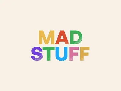 Mad stuff animate animated type animation bold design graphic design illustration interaction mad mad stuff motion motion graphics positive stay positive tap typography vector vibrant weekend work