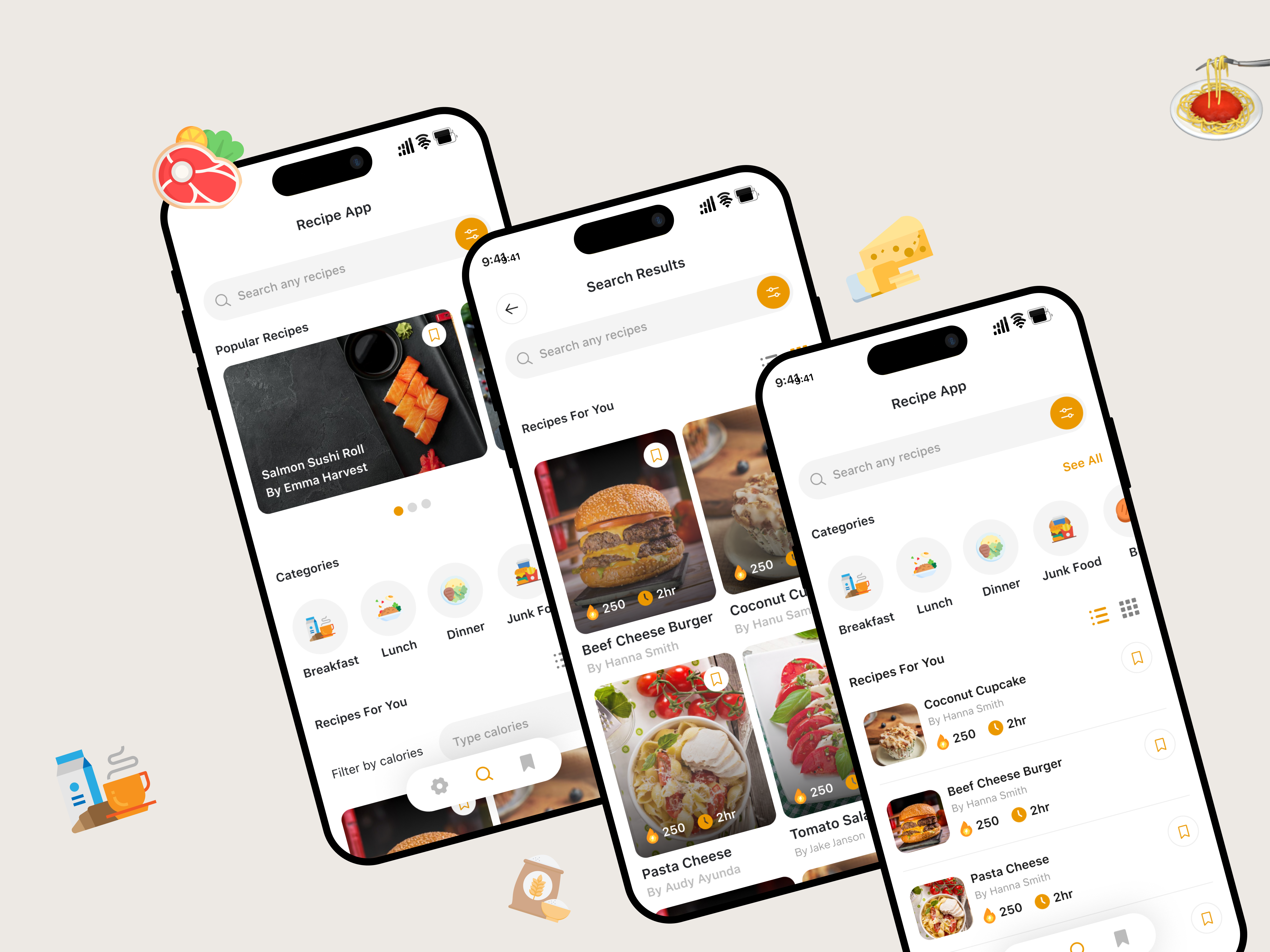 Example of Modern Mobile App UI/UX Design