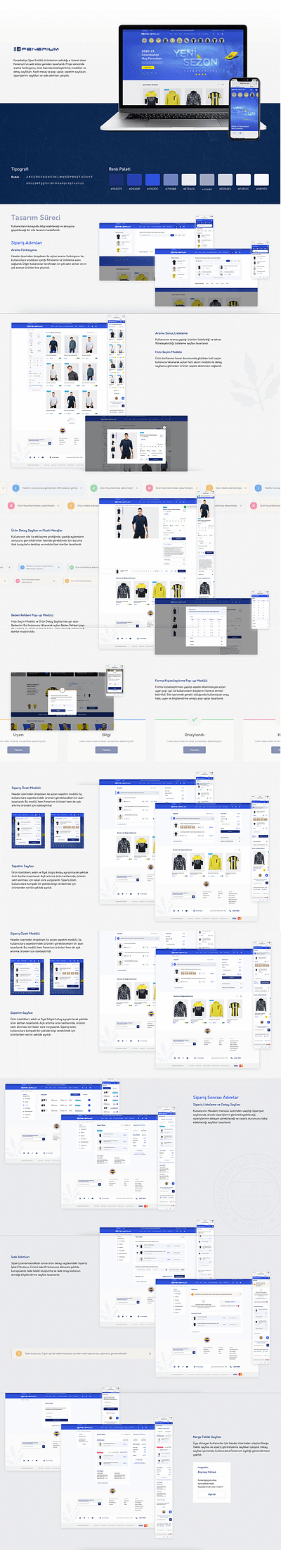 Fenerium Website design ui ux website