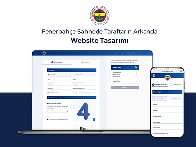 Taraftarın Arkanda Website design ui ux website