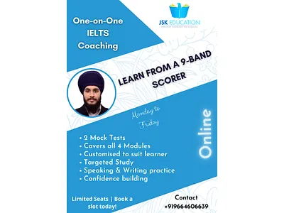 Ad Poster Made for A Client add branding design education graphic design ielts logo oster photoshop post