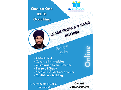 Ad Poster Made for A Client add branding design education graphic design ielts logo oster photoshop post