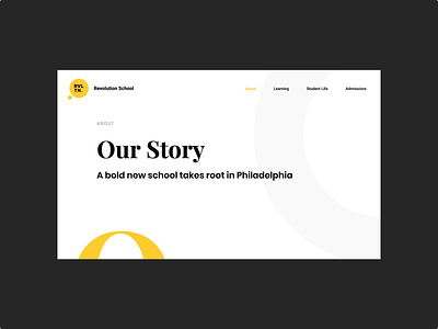 Revolution School animation branding design graphic design illustration logo typography ui ux