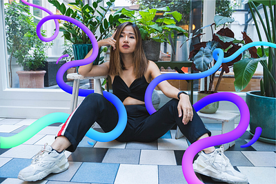 My Nguyen amsterdam collage colorful digital design digital illustration graphic design graphic illustration illustration photography photoshoot portrait photography the hoxton vivid