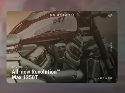 Microsite - Harley Davidson 2022 Sportster S bike design figma harleydavidson microsite motorcycle ui website