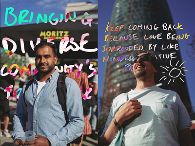 Bav & Tom collage design event digital design event graphic design offf photography photography portrait portrait typography