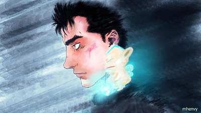 Swordsman / Elf artwork character fairy fantasy illustration portrait